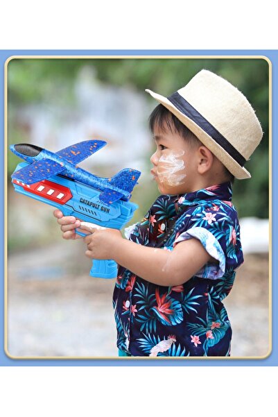 Paras Ticaret Oyuncak uçak köpük uçak fırlat at tabancalı uçak kırılmaz