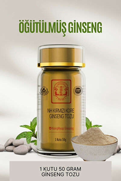 Nonghyup Ginseng Nh Kırmızı Kore Ginseng Tozu – 6 Yıllık – 50gr – Nonghyup