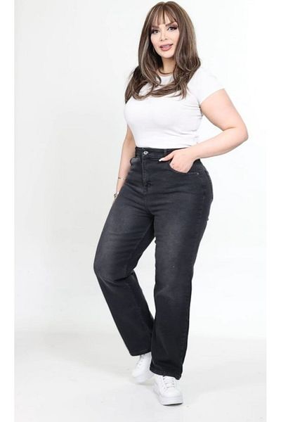 HaiModa Women's Loose Wide Leg Jeans Plus Size Jeans