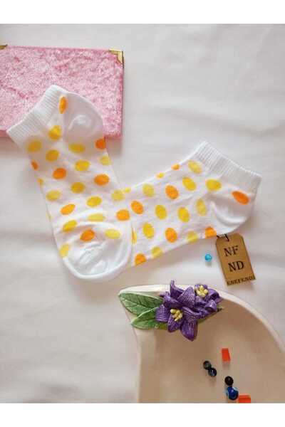 ENEFENDİ 3 чифта чорапи без шев, мек памук, къси до глезена, дамски чорапи с шарки, размер 36-40