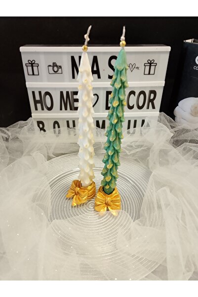 Nas Soyawax Çam agaci samdan mum ikili set