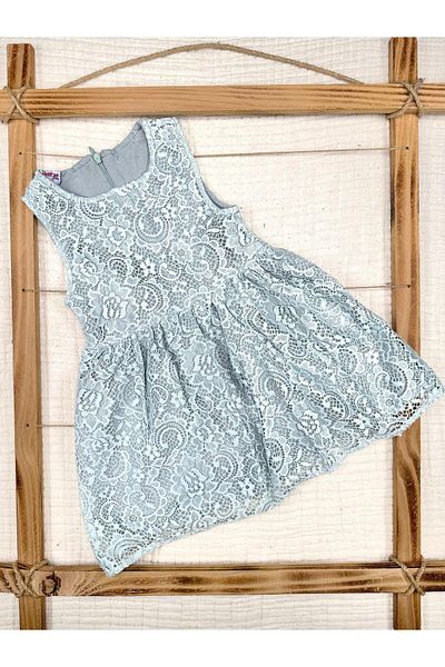 Murat Baby Girl's Guipure Lace Summer Dress and Jeans with Jacket