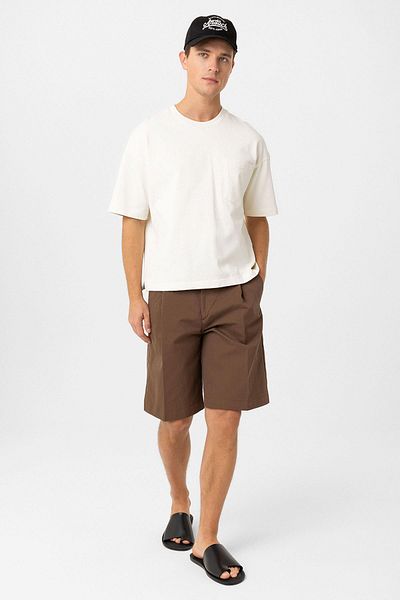 Antioch Ecru Relaxed Basic Men's T-Shirt