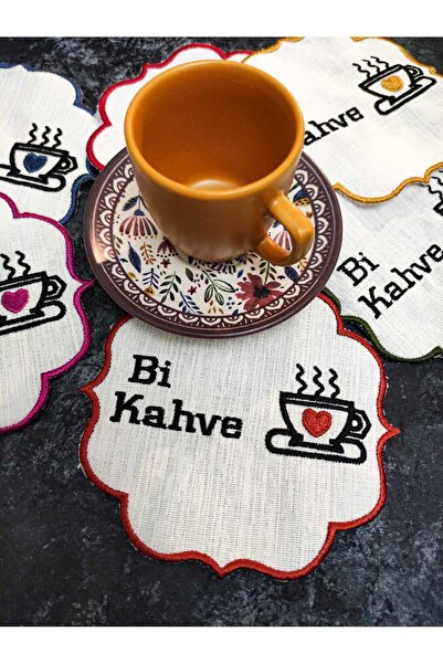 Çt Çeyizci Tekstil منديل العرض، منديل الكوكتيل، حامل العرض الجانبي للقهوة، ال...