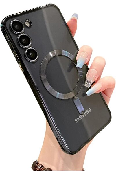 UnDePlus Samsung Galaxy S25 Case Magsafe Camera Lens Protected Transparent Silicone Cover