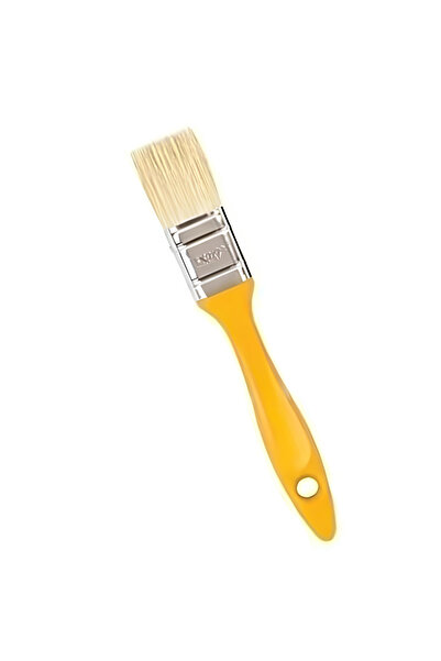 Badem10 Trimming Painting Brush with Handle - Plastic Handle No 1.5 for Ceiling and Exterior