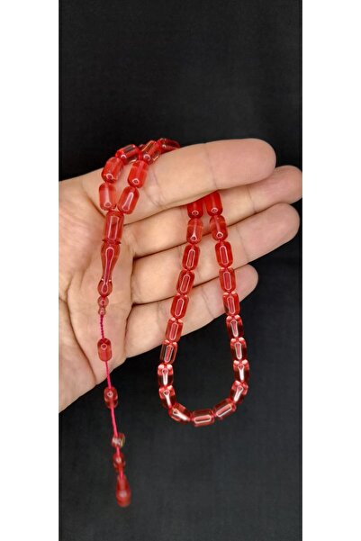 Anemore Collection مسبحة صلاة من العنبر الناري باللون البرتقالي - قطع 6 × 10 ...