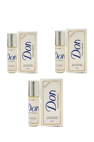 Don Don Roll On Alcohol-Free Perfume 6ml***3 pieces