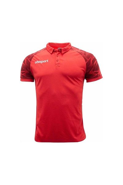 UHLSPORT 1101791 POLO T-SHIRT POWER 1101791 ΚΟΚΚΙΝΟ ΛΕΥΚΟ