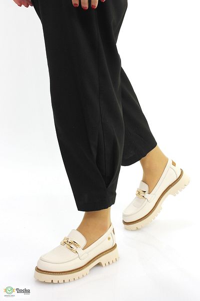 Mammamia Γυναικεία Γνήσια Δερμάτινα Ορθοπεδικά Loafer Casual Παπούτσια M26YA3695