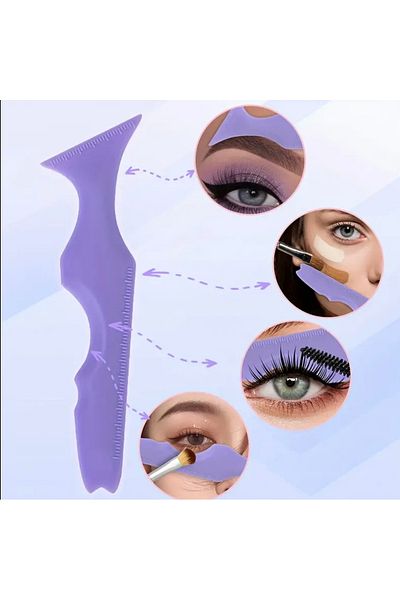 Home Silicone Makeup Stencil Set - Eyeliner, Contour, Eye and Lip Makeup Assistant