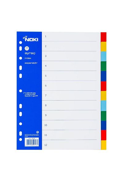 Noki 50 Pieces 2X6 Color Bookmark Separator