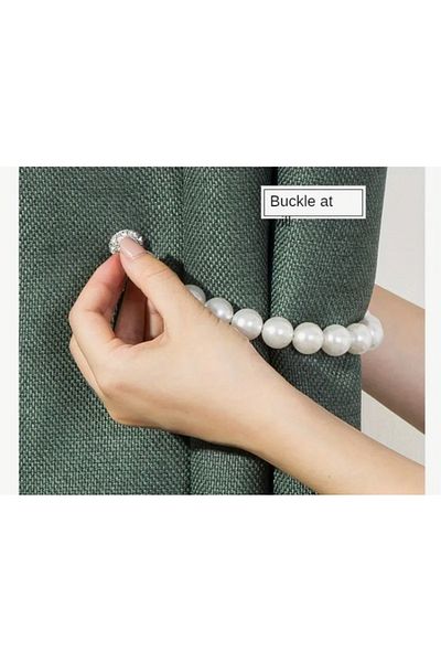 So Iconic 2Pcs Abs Pearlescent Magnetic Curtain Collection Accessory