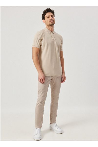 ALTINYILDIZ CLASSICS Ανδρικό μπλουζάκι Polo Neck Dark Yellow 4a 9000000001