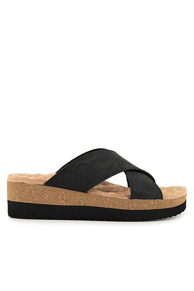Muya Γυναικείες παντόφλες Fast Anatomical Sole Heel Spur Nubuck Μαύρο