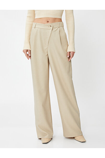 Koton Široké nohavice s detailem v pase