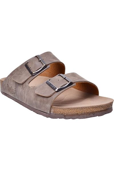 FLY SOFT S902.002 Unisex Double Buckle Cork Sole Comfort Slippers