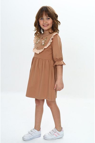 Toontoy Girl's Embroidery Patterned Dress