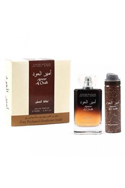 LOVARD عطر لطافة امير العود اودو بارفيوم / 100مل +مزيل عرق