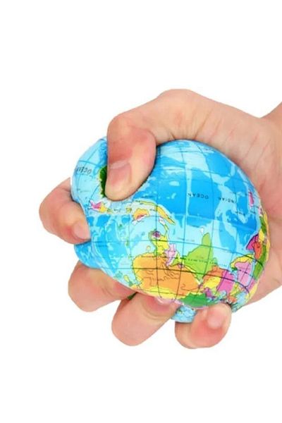 Bundera World Patterned Popit Stress Ball Educational Toy Diameter 6cm