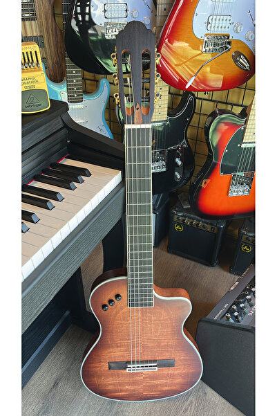 3M Atölye Godin Model İnce Kasa Elektro Klasik Gitar Sahne Gitarı