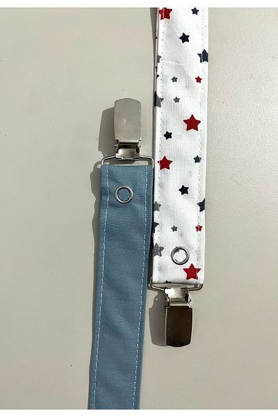 melsia Store - Set of 2 Pacifier Straps - Pacifier Chain -