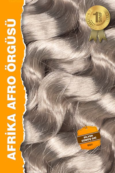 TAM TARZ African Afro Wave Transparent Synthesis Hair - Yellow Argent Tavern Thorns