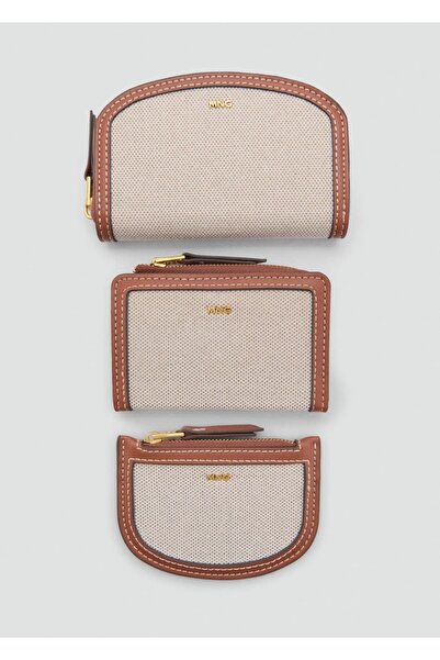 MANGO Woman Mini oval kanvas kartlık