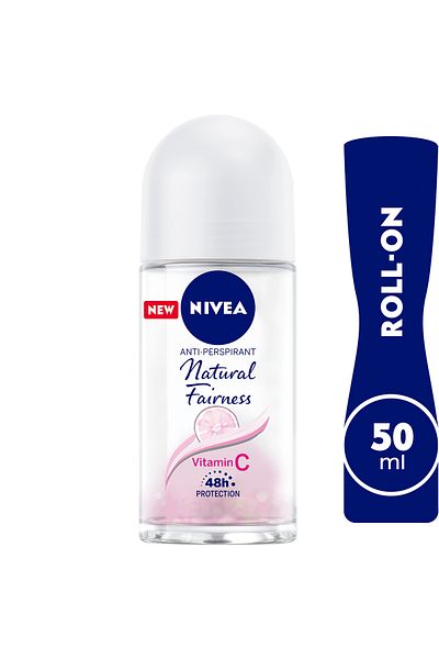 NIVEA مزيل عرق طبيعي للنساء، رول أون، 50 مل
