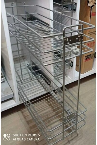 blackwhiskers 10 cm Yandan teleskopik rayli Dolap içi şişelik yağdanlik bahar...