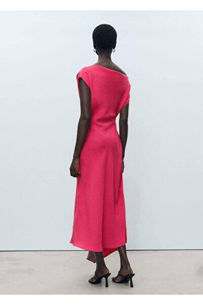 MANGO Woman Asymmetrical Modal Dress