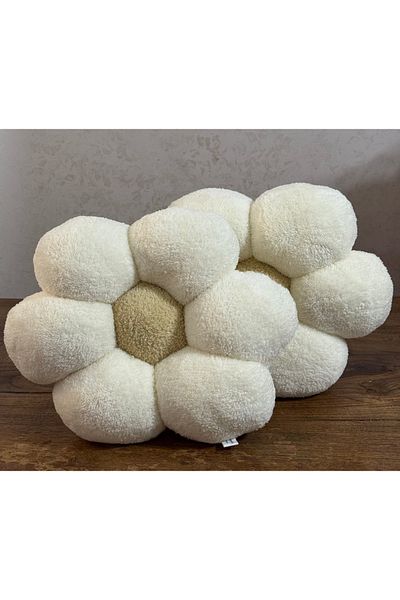 happyteks boutique Daisy Plush Throw Pillow 2 Pack Pillow