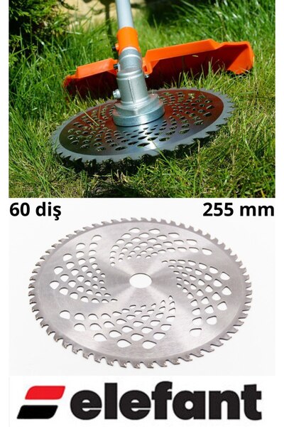 elefant Tırpan Testere Bıçağı 60Diş 255X25.4 Elmas Daire Testere / Tırpan bıçak