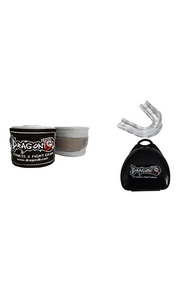 Dragondo DragonDo 5 μέτρα Elastic Boxing - Επαγγελματικό Διαφανές Σετ Προστατευτικό Δοντιών 2 τεμαχίων