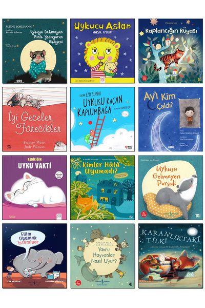 Yapı Kredi Yayınları Uykuya Dalamayan Minik Yediuyurun Hikayesi Uykucu Aslan ...