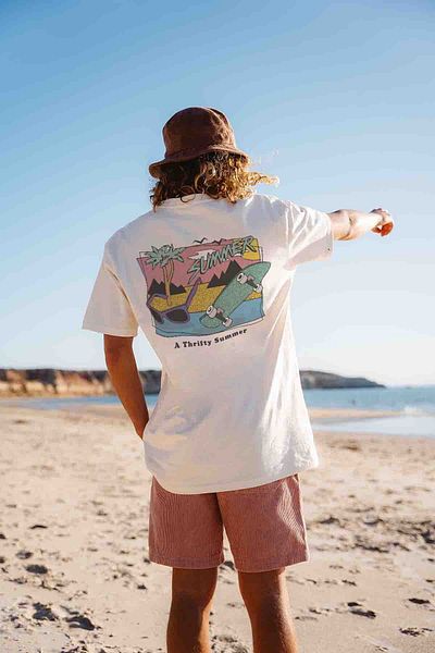 Tee&more. Unisex Oversize Retro Premium T-shirt - Πίσω και Μπροστινό Εκτυπωμένο