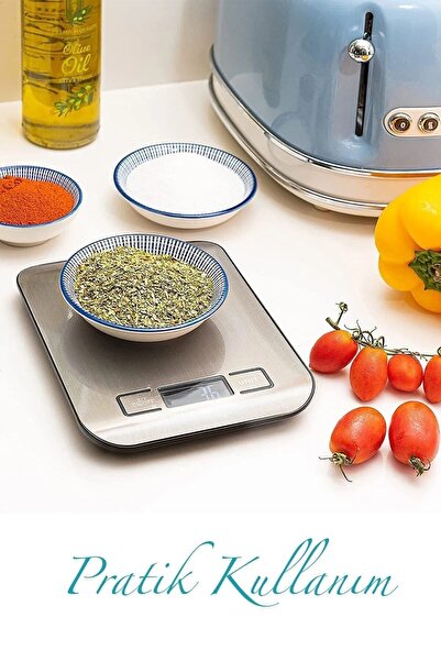 poswicon Dijital El Terazisi El Kantarı 5 Kg Hassas Mutfak Tartısı Market Bak...