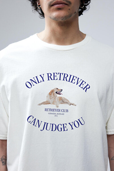 Tee&more. Unisex Premium Oversize Golden Retriever Printed T-shirt