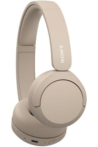 Sony WH-CH520 Headphone With Mic Bluetooth Over-Ear Beige