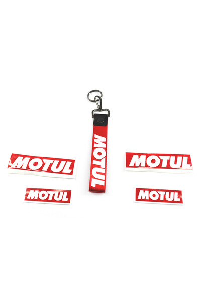 Motul Anahtarlık ve Stiker 4 Adet Motul Sticker