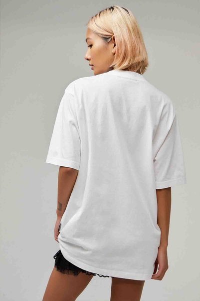 Tee&more. Tropical Printed Premium Unisex Oversize T-shirt