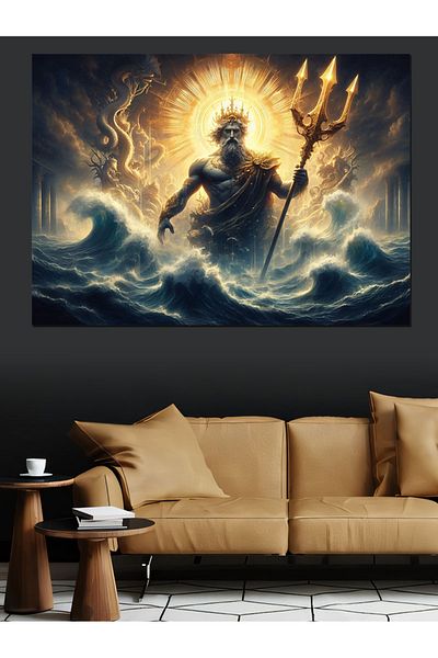 Tablomega Pânză Decorativă Zeu Mare - Lemn MDF