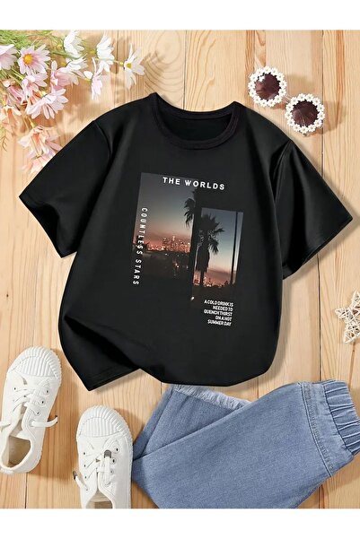 AZIZI TEKSTIL Casual μονόχρωμο μονόχρωμο μπλουζάκι χαριτωμένο και όμορφο πουλ...