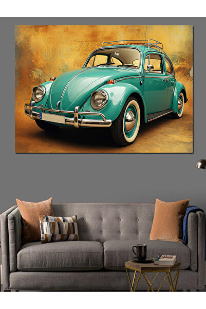 ekart Pânză decorativă Vosvos albastră nostalgică - Lemn MDF