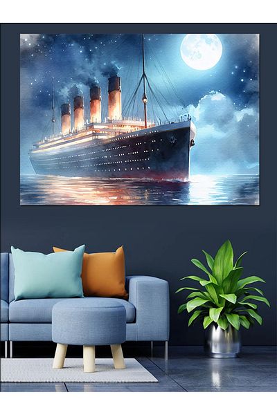 Tablomega Διακοσμητικός καμβάς Titanic - Ξύλινος πίνακας MDF