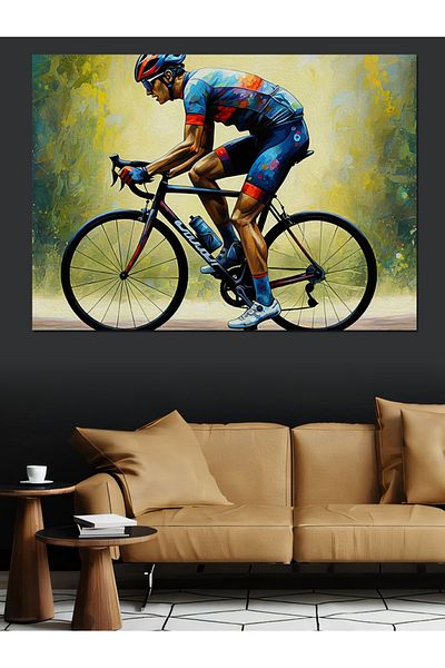 Tablomega Pânză Decorativă Biker Racing - Lemn MDF