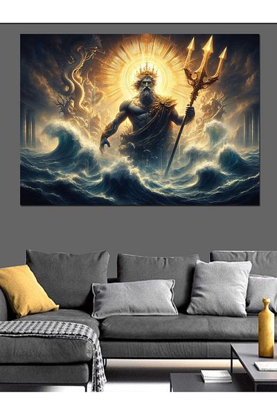 Tablomega Pânză Decorativă Zeu Mare - Lemn MDF