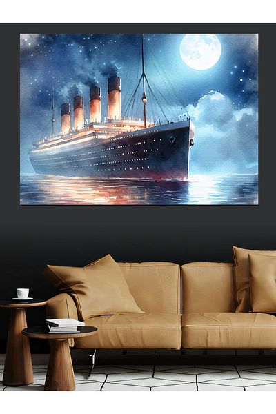 Tablomega Διακοσμητικός καμβάς Titanic - Ξύλινος πίνακας MDF