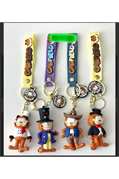 Bizde Ne Yok ki Τρισδιάστατο αστείο καρτούν γάτας Garfield μενταγιόν-στολίδι τσάντας