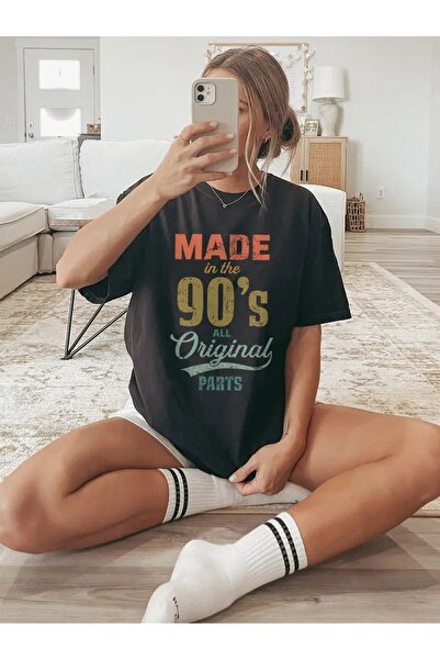 AZIZI TEKSTIL Letter printed T-shirt για το καλοκαίρι και την άνοιξη, κοντομά...